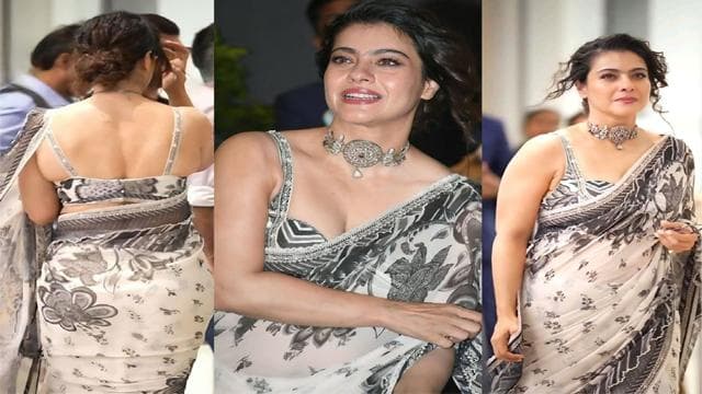 Bollywood Kajol Boob Press Video Viral Video